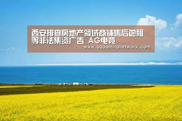 西安排查房地产领域商铺售后包租等非法集资广告_AG电竞(图3) AG视讯